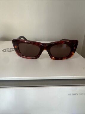 Prada Tortoiseshell Sunglasses with Brown Lenses